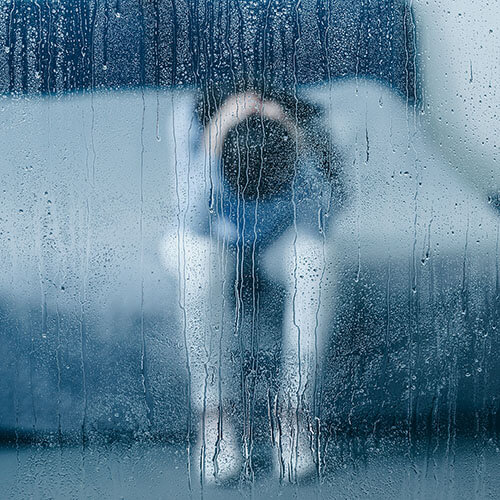 woman suffering from depression
